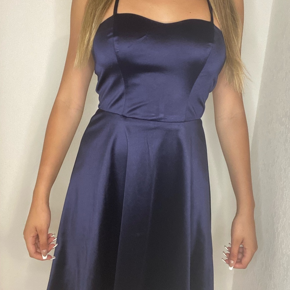 Navy blue night dress